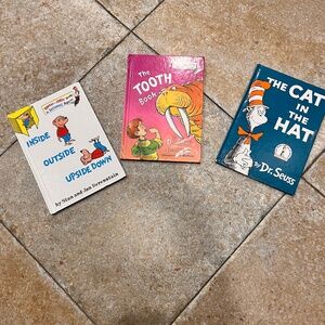 Three Dr Seuss books. Beginner Books!